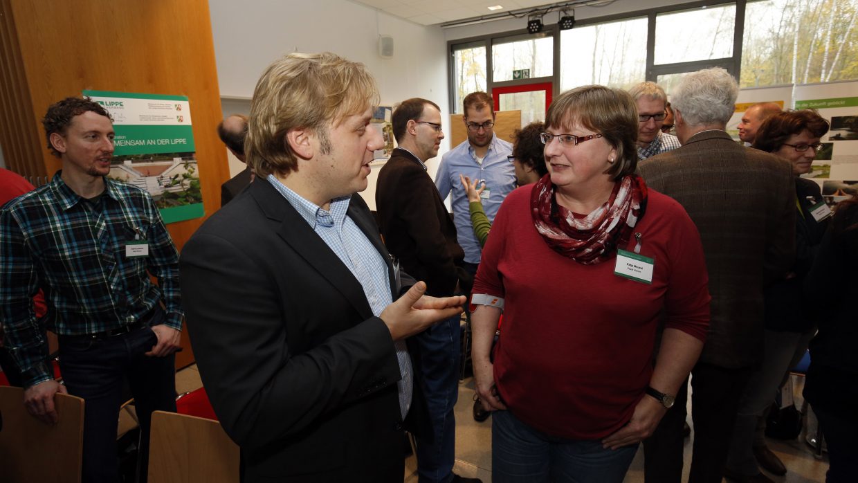 Auftaktveranstaltung zur Kooperation - Gemeinsam an der Lippe. Foto: Rupert Oberhäuser/EGLV