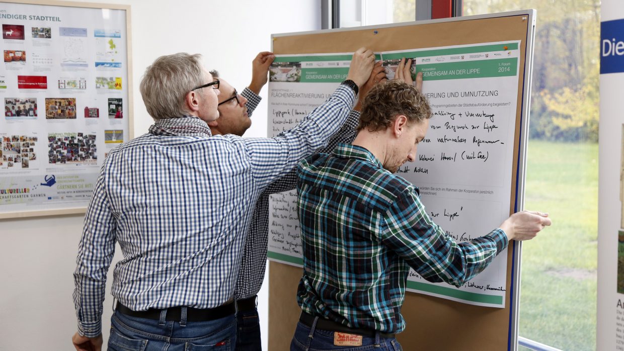 Auftaktveranstaltung zur Kooperation - Gemeinsam an der Lippe. Foto: Rupert Oberhäuser/EGLV