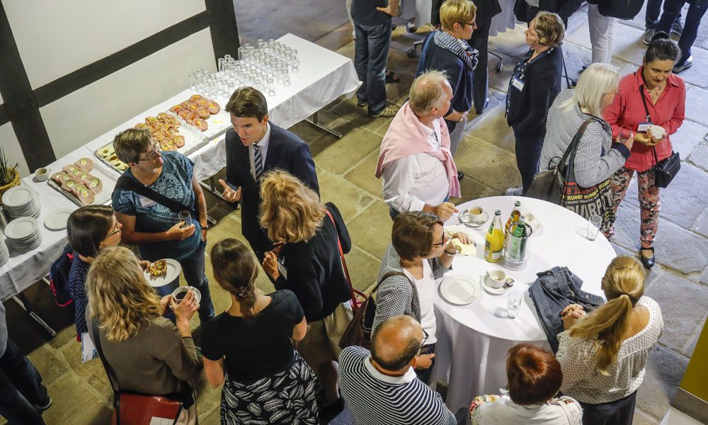 Veranstaltung Gemeinsam für das neue Emschertal im Emscherquellhof in Holzwickede. Foto: Rupert Oberhäuser/EGLV