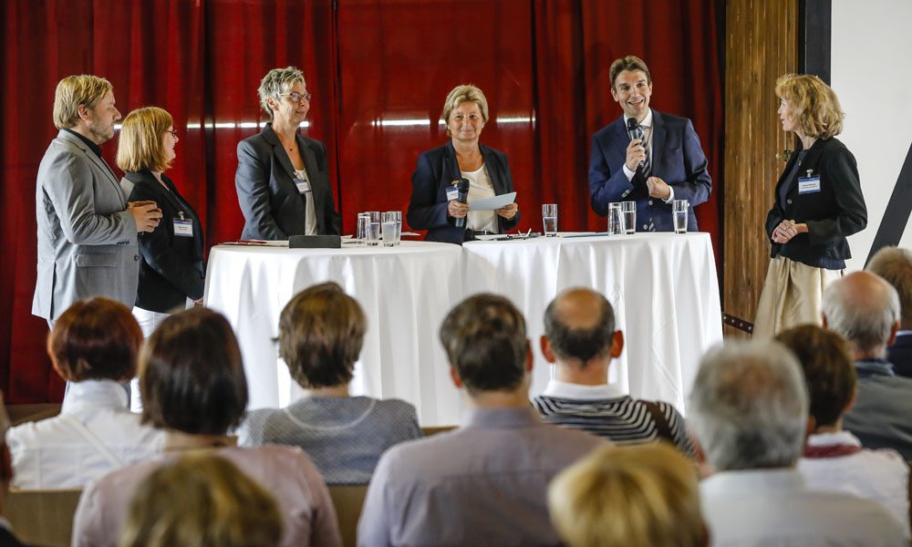 Veranstaltung Gemeinsam für das neue Emschertal im Emscherquellhof in Holzwickede. Foto: Rupert Oberhäuser/EGLV